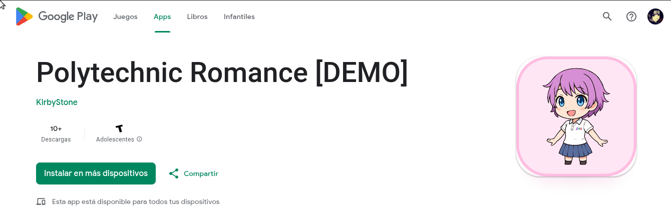 Captura de la novela visual Ren'Py