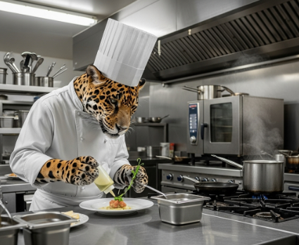 Un jaguar chambeando